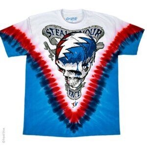 Steal Your Face Grateful Dead 2X T Shirt - Patriotic  LB1 Box